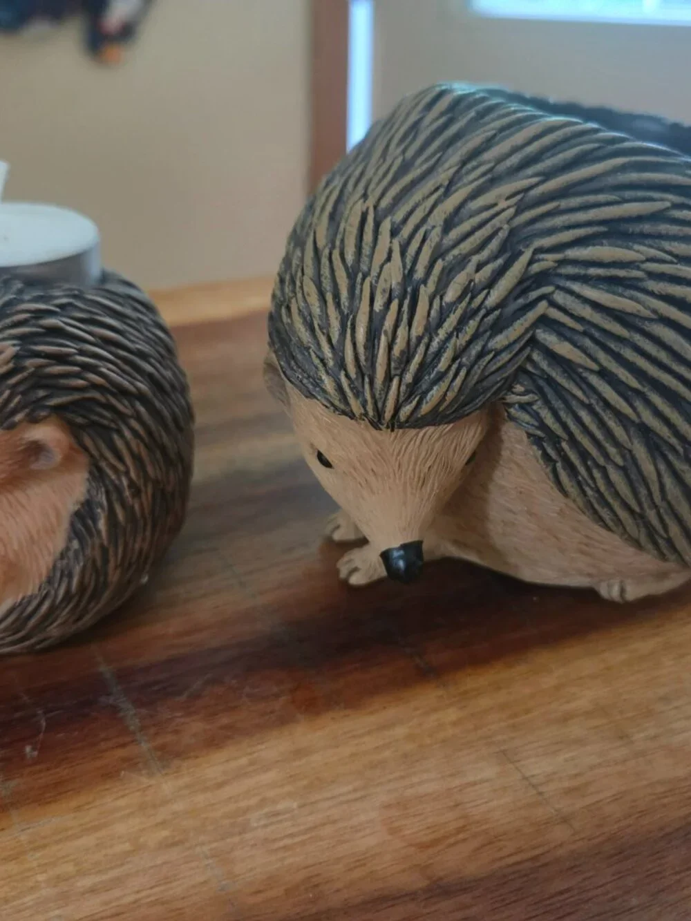 PARTYLITE NATURES LOVER MAMA & BABY HEDGEHOG TEA LIGHT HOLDERS - Picture 2 of 10